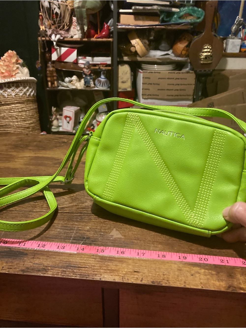 Nautica Lime Green Crossbody Bag